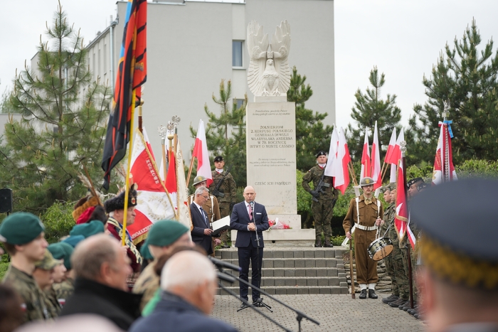 Miejskie uroczystości w 82. rocznicę zdobycia Monte Cassino przez 2. Korpus Polski - fot. Dominik Borek (IPN Lublin)