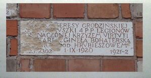 Cegiełka na Wawelu poświęcona Teresie Grodzińskiej