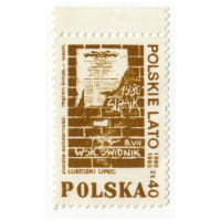 Znaczki okolicznościowe &quot;Polskie lato - strajk 1980&quot;. Dar prywatny: Marek Matuszewski