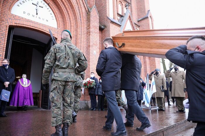 Uroczystości pogrzebowe Zygmunta Goławskiego – Siedlce, 13 marca 2021. Fot. Sławek Kasper (IPN)