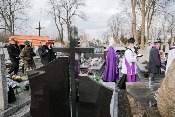 Uroczystości pogrzebowe Zygmunta Goławskiego – Siedlce, 13 marca 2021. Fot. Sławek Kasper (IPN)