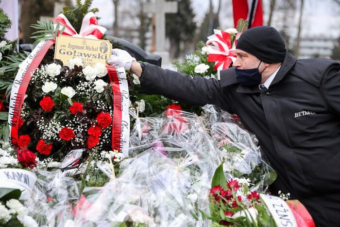 Uroczystości pogrzebowe Zygmunta Goławskiego – Siedlce, 13 marca 2021. Fot. Sławek Kasper (IPN)