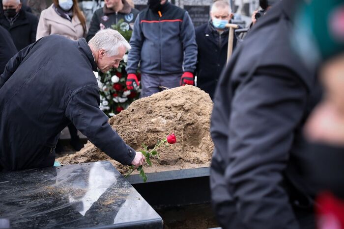 Uroczystości pogrzebowe Zygmunta Goławskiego – Siedlce, 13 marca 2021. Fot. Sławek Kasper (IPN)