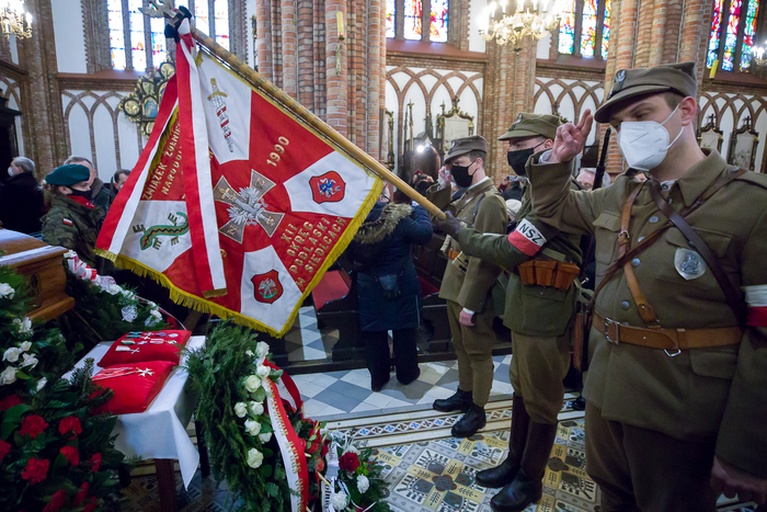 Uroczystości pogrzebowe Zygmunta Goławskiego – Siedlce, 13 marca 2021. Fot. Sławek Kasper (IPN)