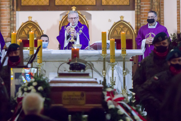 Uroczystości pogrzebowe Zygmunta Goławskiego – Siedlce, 13 marca 2021. Fot. Sławek Kasper (IPN)