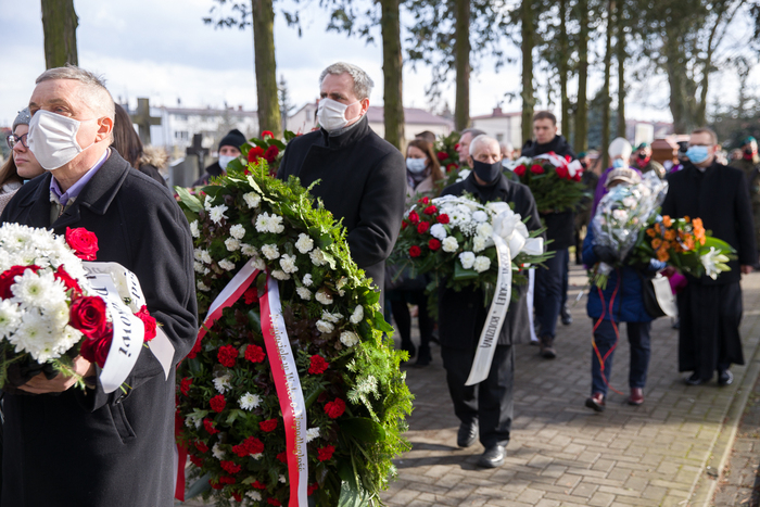 Uroczystości pogrzebowe Zygmunta Goławskiego – Siedlce, 13 marca 2021. Fot. Sławek Kasper (IPN)