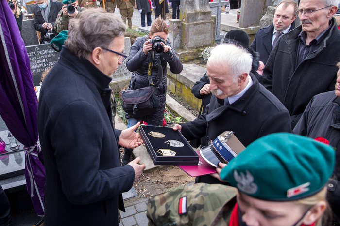 Uroczystości pogrzebowe Zygmunta Goławskiego – Siedlce, 13 marca 2021. Fot. Sławek Kasper (IPN)