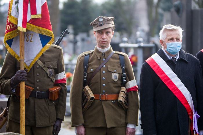 Uroczystości pogrzebowe Zygmunta Goławskiego – Siedlce, 13 marca 2021. Fot. Sławek Kasper (IPN)