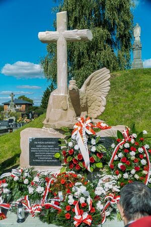 Pomnika ofiar zamordowanych przez reżim komunistyczny 19 kwietnia 1945 r. Fot. Paweł Skrok/IPN Lublin