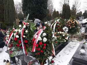 Uroczystości pogrzebowe mjr. Stanisława Szafranka – Lublin, 19 stycznia 2022. Fot. Jacek Rogala/IPN Lublin