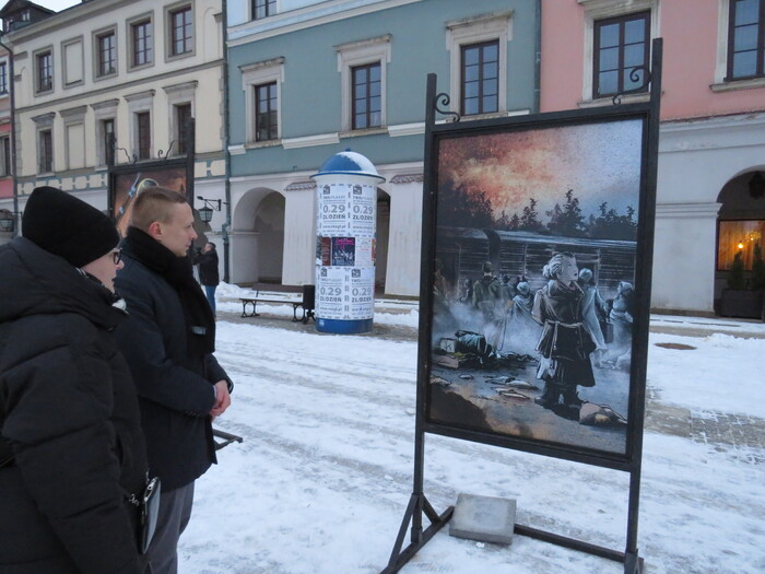 Uroczystości upamiętniające Powstanie Zamojskie – Zamość, 1 lutego 2022. Fot. Paweł Skrok/IPN Lublin