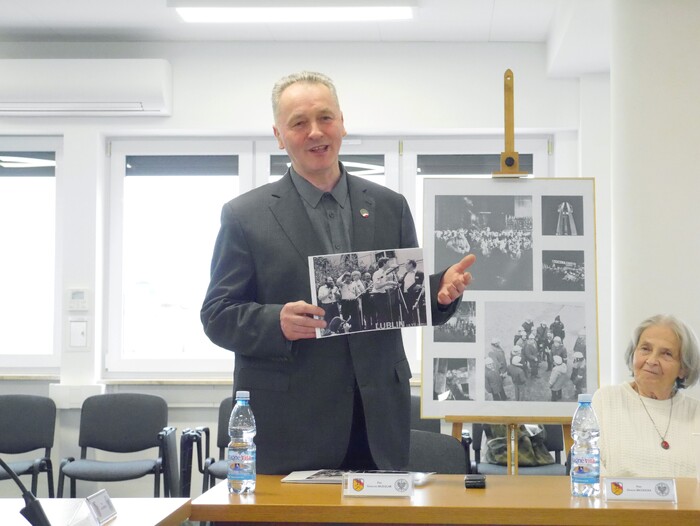 Przekazanie materiałów do zasobu Oddziałowego Archiwum IPN - Lublin, 2 marca 2022. Fot. A. Sadownik/IPN Lublin