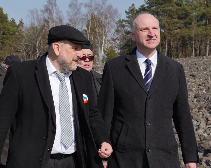 Ceremonia upamiętniająca ofiary akcji „Reinhardt” – Bełżec, 15 marca 2022 roku. Fot. Szczepan Barczyk/IPN Lublin