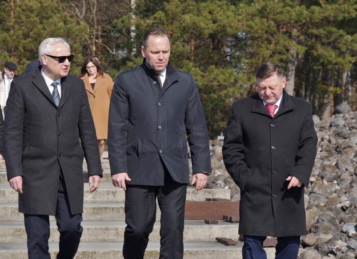 Ceremonia upamiętniająca ofiary akcji „Reinhardt” – Bełżec, 15 marca 2022 roku. Fot. Szczepan Barczyk/IPN Lublin