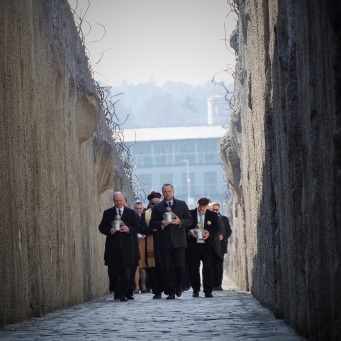 Ceremonia upamiętniająca ofiary akcji „Reinhardt” – Bełżec, 15 marca 2022 roku. Fot. Szczepan Barczyk/IPN Lublin