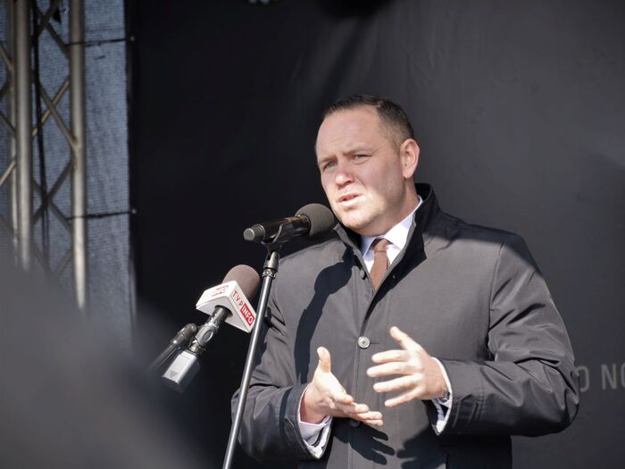 Ceremonia upamiętniająca ofiary akcji „Reinhardt” – Bełżec, 15 marca 2022 roku. Fot. Szczepan Barczyk/IPN Lublin