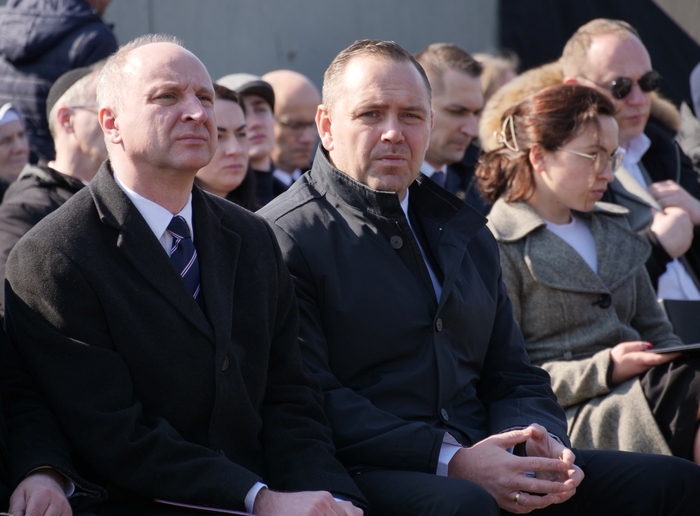 Ceremonia upamiętniająca ofiary akcji „Reinhardt” – Bełżec, 15 marca 2022 roku. Fot. Szczepan Barczyk/IPN Lublin