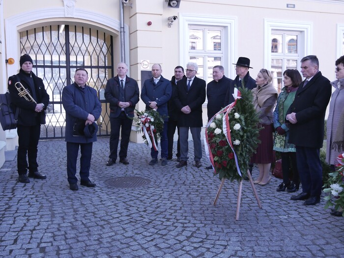 dr Robert Derewenda dyrektor Oddziału IPN w Lublinie, podczas Narodowego Dnia Pamięci Polaków ratujących Żydów pod okupacją niemiecką – Lublin, 24 marca 2022. Fot. A. Sadownik/IPN Lublin