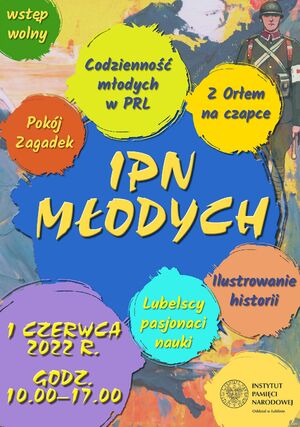 zaproszenie- IPN Młodych - Lublin, 1 czerwca 2022