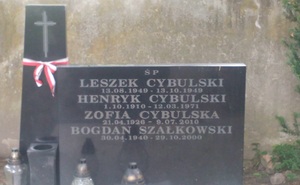Grób Henryka Cybulskiego. Fot. A. Lesiakowski/IPN Lublin