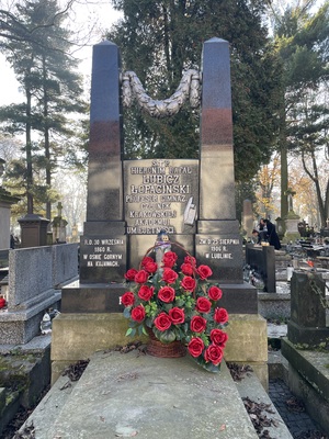 Grób Hieronima Łopacińskiego na cmentarzu przy ul. Lipowej w Lublinie, fot. K. Syska/IPN Lublin