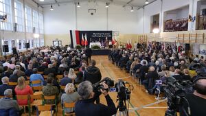 Obchody 80. rocznicy wysiedleń mieszkańców Zamojszczyzny w Skierbieszowie. Fot. IPN Lublin