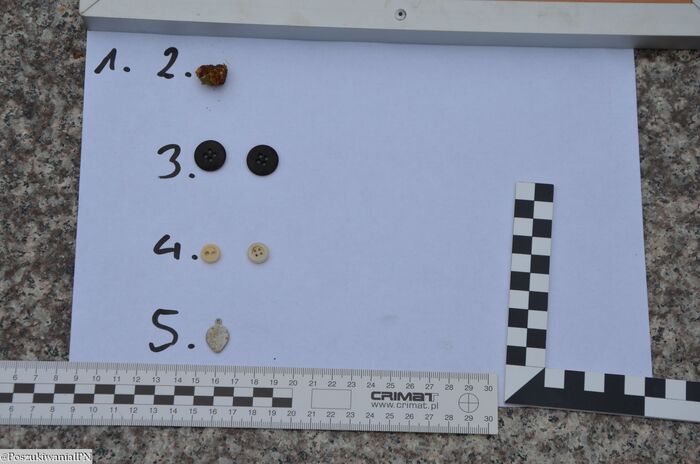 Szczątki trzech osób podjęte w trakcie prac IPN w Lublinie w dn. 3-5 kwietnia 2023