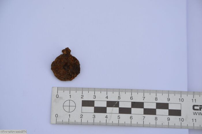 Szczątki trzech osób podjęte w trakcie prac IPN w Lublinie w dn. 3-5 kwietnia 2023