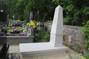 Wykonanie pomnika na grobie uczestnika powstania styczniowego - Seroczyn, 2 czerwca 2023 r.