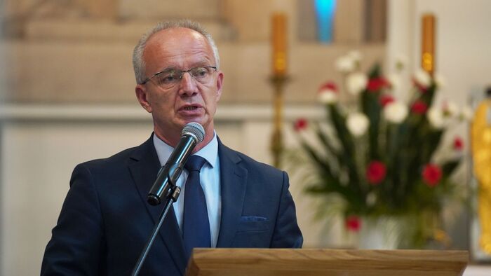 Uroczystości pogrzebowe Stanisława Soleckiego - Wisznice, 21 czerwca 2023 r. Fot. Szczepan Barczyk (IPN)