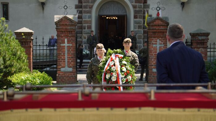 Uroczystości pogrzebowe Stanisława Soleckiego - Wisznice, 21 czerwca 2023 r. Fot. Szczepan Barczyk (IPN)