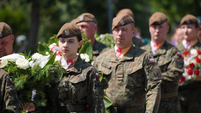 Uroczystości pogrzebowe Stanisława Soleckiego - Wisznice, 21 czerwca 2023 r. Fot. Szczepan Barczyk (IPN)