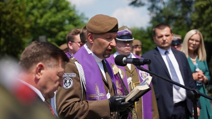 Uroczystości pogrzebowe Stanisława Soleckiego - Wisznice, 21 czerwca 2023 r. Fot. Szczepan Barczyk (IPN)