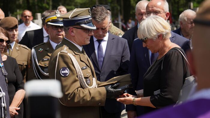 Uroczystości pogrzebowe Stanisława Soleckiego - Wisznice, 21 czerwca 2023 r. Fot. Szczepan Barczyk (IPN)