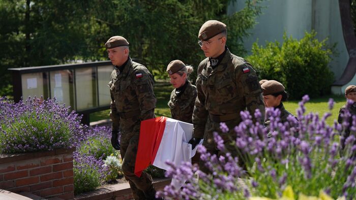 Uroczystości Pogrzebowe Aleksandra Orła - Rejowiec Fabryczny, 30 czerwca 2023 r. / Fot. Szczepan Barczyk (IPN)