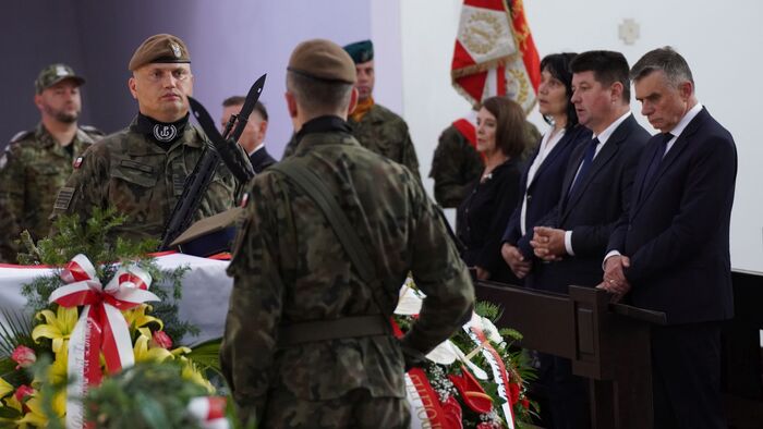 Uroczystości Pogrzebowe Aleksandra Orła - Rejowiec Fabryczny, 30 czerwca 2023 r. / Fot. Szczepan Barczyk (IPN)