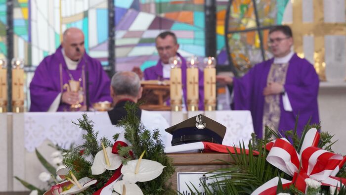 Uroczystości Pogrzebowe Aleksandra Orła - Rejowiec Fabryczny, 30 czerwca 2023 r. / Fot. Szczepan Barczyk (IPN)