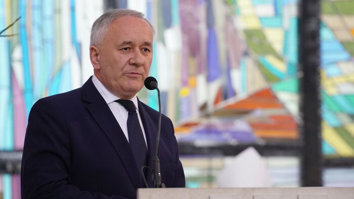 Uroczystości Pogrzebowe Aleksandra Orła - Rejowiec Fabryczny, 30 czerwca 2023 r. / Fot. Szczepan Barczyk (IPN)