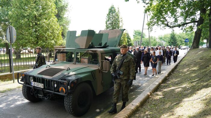 Uroczystości Pogrzebowe Aleksandra Orła - Rejowiec Fabryczny, 30 czerwca 2023 r. / Fot. Szczepan Barczyk (IPN)