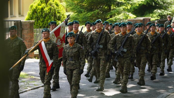 Uroczystości Pogrzebowe Aleksandra Orła - Rejowiec Fabryczny, 30 czerwca 2023 r. / Fot. Szczepan Barczyk (IPN)