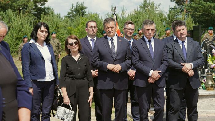 Uroczystości Pogrzebowe Aleksandra Orła - Rejowiec Fabryczny, 30 czerwca 2023 r. / Fot. Szczepan Barczyk (IPN)