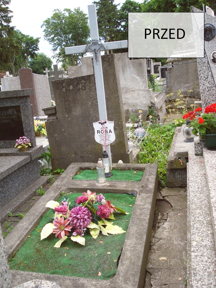 Wykonanie pomnika na grobie uczestnika powstania styczniowego ppor. Jana Rosy w Siedlcach / Fot. Sylwia Kostyra (Oddział IPN w Lublinie)